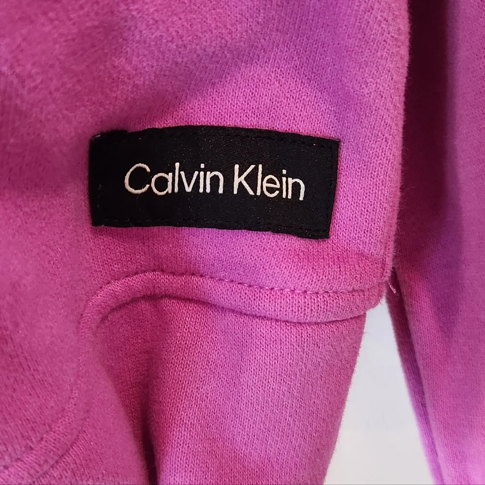 Calvin Klein Women's Vibrant Purple Hoodie - Picture 2 of 4